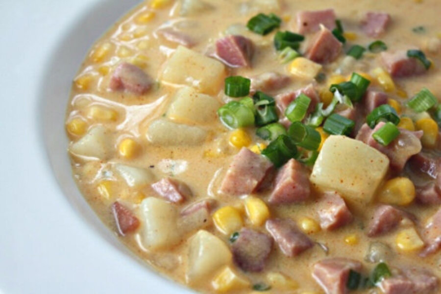 Ham and corn chowder